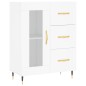 vidaXL Aparador alto madera contrachapada blanco 69,5x34x180 cm vidaXL Aparador alto madera contrachapada blanco 69,5x34x180 cm