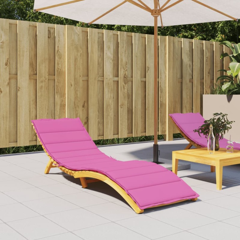 vidaXL Cojín de tumbona tela Oxford rosa vidaXL Cojín de tumbona tela Oxford rosa