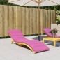 vidaXL Cojín de tumbona tela Oxford rosa vidaXL Cojín de tumbona tela Oxford rosa