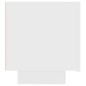 vidaXL Mueble para TV madera contrachapada blanco 100x35x40 cm