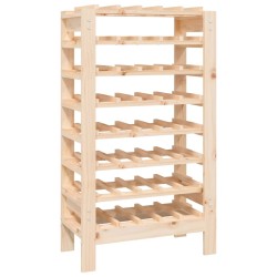 vidaXL Botellero madera maciza de pino 61,5x30x107,5 cm