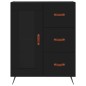 vidaXL Aparador alto madera contrachapada negro 69,5x34x180 cm vidaXL Aparador alto madera contrachapada negro 69,5x34x180 cm