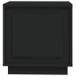 vidaXL Mesitas de noche 2 uds madera contrachapada negro 44x35x45 cm vidaXL Mesitas de noche 2 uds madera contrachapada negro 44x35x45 cm