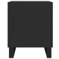 vidaXL Mesitas de noche 2 uds madera de ingeniería negro 40x40x50 cm vidaXL Mesitas de noche 2 uds madera de ingeniería negro 40x40x50 cm