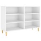 vidaXL Aparador de madera de ingeniería blanco 103,5x35x70 cm vidaXL Aparador de madera de ingeniería blanco 103,5x35x70 cm