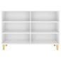 vidaXL Aparador de madera de ingeniería blanco 103,5x35x70 cm vidaXL Aparador de madera de ingeniería blanco 103,5x35x70 cm