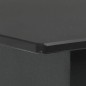 vidaXL Juego de comedor para jardín 3 piezas negro y marrón vidaXL Juego de comedor para jardín 3 piezas negro y marrón