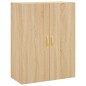 vidaXL Aparador alto madera contrachapada color roble 69,5x34x180 cm vidaXL Aparador alto madera contrachapada color roble 69,5x34x180 cm