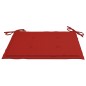 vidaXL Sillas de jardín 3 uds madera maciza de teca con cojines rojos vidaXL Sillas de jardín 3 uds madera maciza de teca con cojines rojos