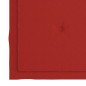 vidaXL Sillas de jardín 3 uds madera maciza de teca con cojines rojos vidaXL Sillas de jardín 3 uds madera maciza de teca con cojines rojos
