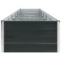 vidaXL Arriate de jardín de acero galvanizado antracita 480x80x45 cm vidaXL Arriate de jardín de acero galvanizado antracita 480x80x45 cm
