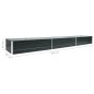 vidaXL Arriate de jardín de acero galvanizado antracita 480x80x45 cm vidaXL Arriate de jardín de acero galvanizado antracita 480x80x45 cm