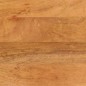 vidaXL Mesita de noche madera maciza mango marrón y negro 50x33x60 c