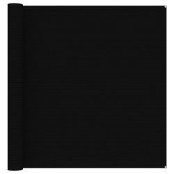 vidaXL Alfombra para tienda de campaña negro 300x500 cm
