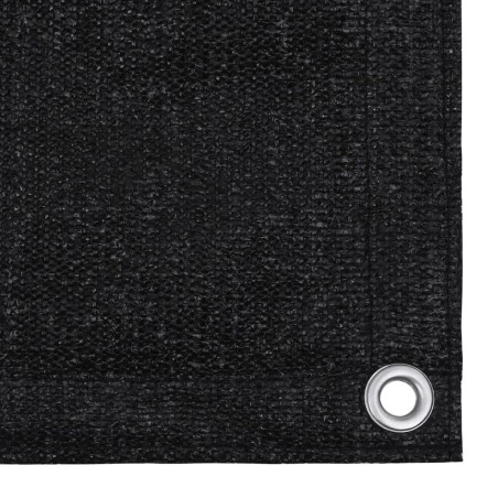vidaXL Alfombra para tienda de campaña negro 300x500 cm