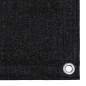 vidaXL Alfombra para tienda de campaña negro 300x500 cm vidaXL Alfombra para tienda de campaña negro 300x500 cm