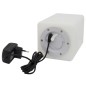 Eurotrail Lámpara LED de suelo recargable cuadrada 80 cm