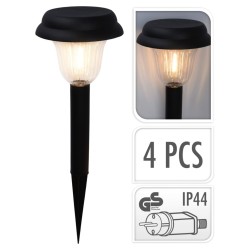 ProGarden Lámparas LED de jardín 4 unidades 16x45 cm
