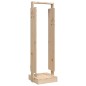 vidaXL Soporte para leña madera maciza de pino 33,5x30x110 cm vidaXL Soporte para leña madera maciza de pino 33,5x30x110 cm