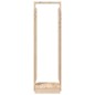 vidaXL Soporte para leña madera maciza de pino 33,5x30x110 cm vidaXL Soporte para leña madera maciza de pino 33,5x30x110 cm