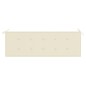vidaXL Banco Batavia madera maciza de teca con cojín crema 150 cm vidaXL Banco Batavia madera maciza de teca con cojín crema 150 cm