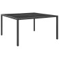 vidaXL Juego de comedor de jardín 9 piezas acero