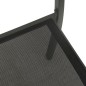 vidaXL Juego de comedor de jardín 9 piezas acero