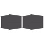 vidaXL Mesitas de noche 2 uds madera contrachapada gris 40x30x30 cm vidaXL Mesitas de noche 2 uds madera contrachapada gris 40x30x30 cm