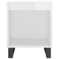 vidaXL Mesitas noche 2 uds madera ingeniería blanco brillo 40x35x50 cm vidaXL Mesitas noche 2 uds madera ingeniería blanco brillo 40x35x50 cm