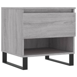 vidaXL Mesa de centro madera de ingeniería gris Sonoma 50x46x50 cm