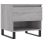 vidaXL Mesa de centro madera de ingeniería gris Sonoma 50x46x50 cm vidaXL Mesa de centro madera de ingeniería gris Sonoma 50x46x50 cm