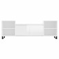 vidaXL Mueble para TV madera contrachapada blanco brillo 160x35x55 cm vidaXL Mueble para TV madera contrachapada blanco brillo 160x35x55 cm