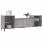 vidaXL Mueble para TV madera contrachapada gris Sonoma 160x35x55 cm vidaXL Mueble para TV madera contrachapada gris Sonoma 160x35x55 cm