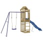vidaXL Parque infantil de exterior madera de pino impregnada