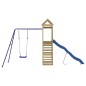 vidaXL Parque infantil de exterior madera de pino impregnada