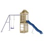 vidaXL Parque infantil de exterior madera de pino impregnada