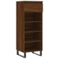 vidaXL Mueble zapatero madera contrachapada roble marrón 40x36x105 cm vidaXL Mueble zapatero madera contrachapada roble marrón 40x36x105 cm