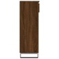 vidaXL Mueble zapatero madera contrachapada roble marrón 40x36x105 cm vidaXL Mueble zapatero madera contrachapada roble marrón 40x36x105 cm