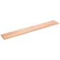 vidaXL Encimera baño madera maciza tratada marrón claro 220x30x(2-4)cm vidaXL Encimera baño madera maciza tratada marrón claro 220x30x(2-4)cm