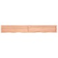 vidaXL Encimera baño madera maciza tratada marrón claro 220x30x(2-4)cm vidaXL Encimera baño madera maciza tratada marrón claro 220x30x(2-4)cm