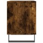 vidaXL Mesita de noche madera de ingeniería roble ahumado 40x35x50 cm vidaXL Mesita de noche madera de ingeniería roble ahumado 40x35x50 cm