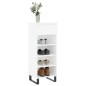 vidaXL Mueble zapatero madera contrachapada blanco 40x36x105 cm vidaXL Mueble zapatero madera contrachapada blanco 40x36x105 cm