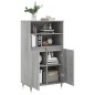 vidaXL Aparador alto de madera contrachapada gris Sonoma 60x36x110 cm vidaXL Aparador alto de madera contrachapada gris Sonoma 60x36x110 cm
