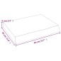 vidaXL Encimera baño madera maciza tratada marrón claro 40x30x(2-6) cm vidaXL Encimera baño madera maciza tratada marrón claro 40x30x(2-6) cm