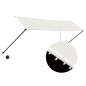 vidaXL Toldo retráctil con LED color crema 350x150 cm