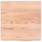 vidaXL Encimera baño madera maciza tratada marrón claro 40x40x(2-4) cm vidaXL Encimera baño madera maciza tratada marrón claro 40x40x(2-4) cm