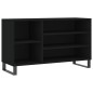 vidaXL Mueble zapatero madera contrachapada negro 102x36x60 cm vidaXL Mueble zapatero madera contrachapada negro 102x36x60 cm