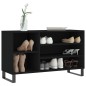 vidaXL Mueble zapatero madera contrachapada negro 102x36x60 cm vidaXL Mueble zapatero madera contrachapada negro 102x36x60 cm