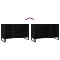 vidaXL Mueble zapatero madera contrachapada negro 102x36x60 cm vidaXL Mueble zapatero madera contrachapada negro 102x36x60 cm