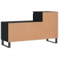 vidaXL Mueble zapatero madera contrachapada negro 102x36x60 cm